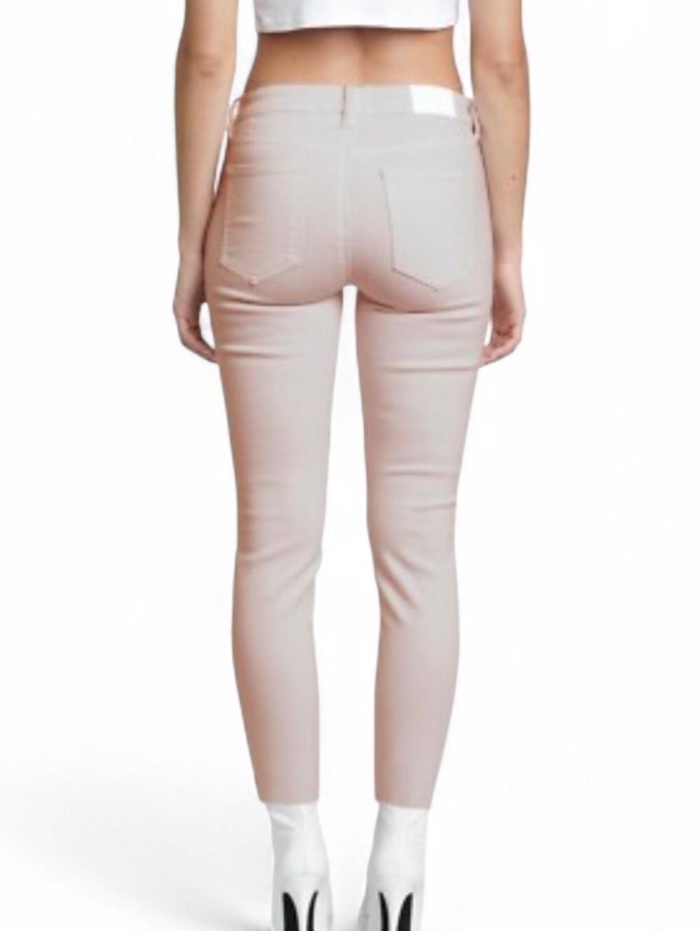 PISTOLA Jennifer Skinny Jeans in Pale Pink - Size 32